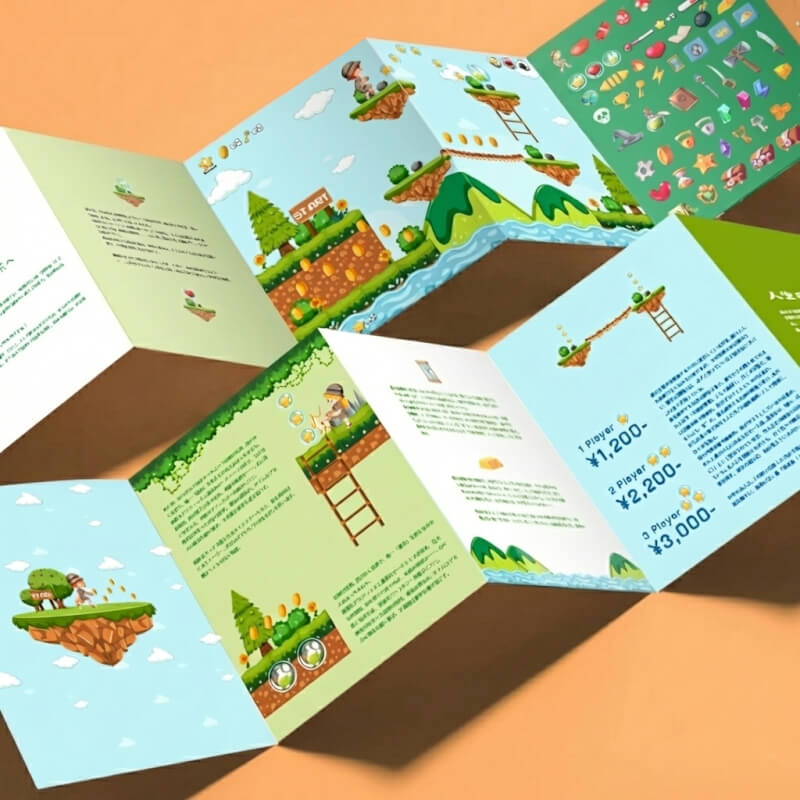 折りパンフレットの印刷 | Mixam Japan