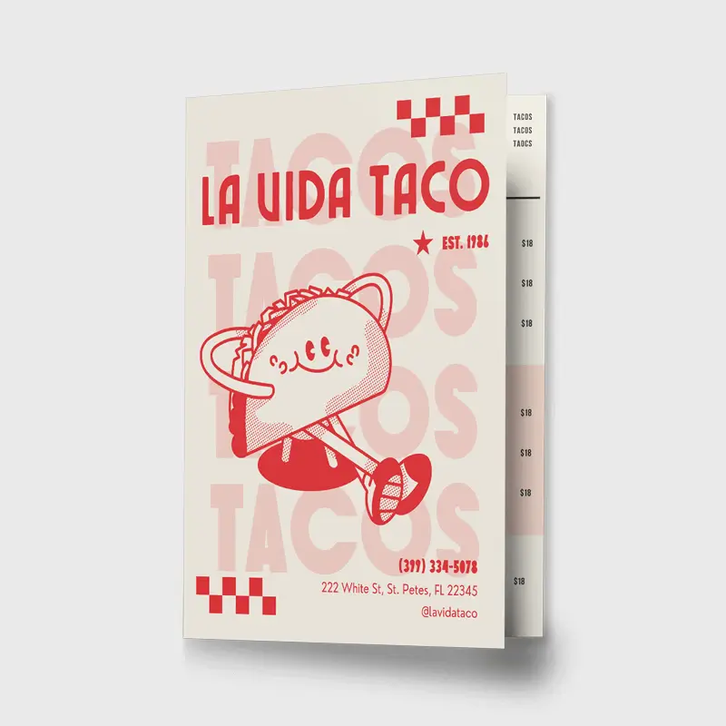 Menu Printing - Custom Restaurant Menus & Menu Cards Online | Mixam | Mixam