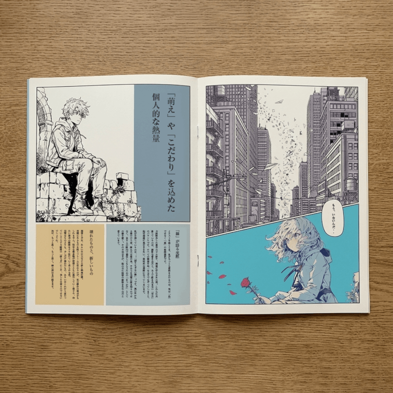 同人本2冊セット 2冊セットの同人誌を作った｜藤猫/樟